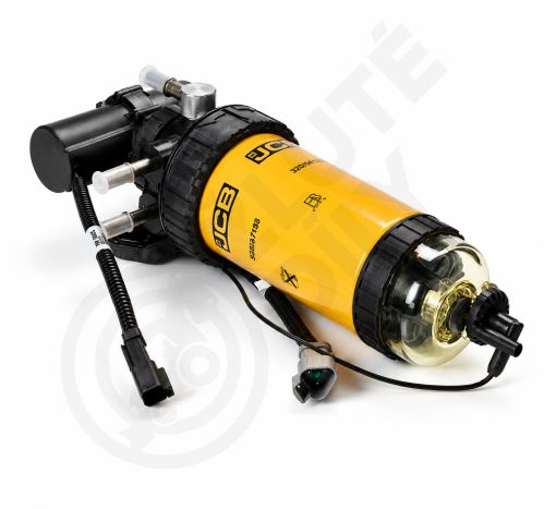 JCB Sestava - Filtr palivový, držák, el. podávací čerpadlo paliva