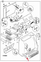 JCB mřížka kabinového filtru JCB mřížka kabinového filtru