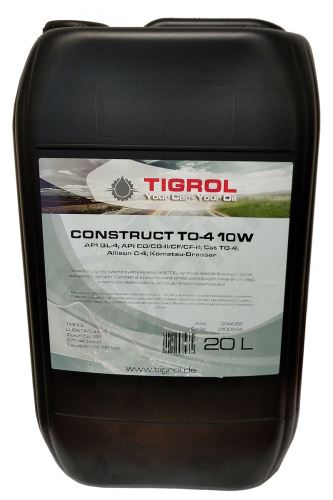 Převodový olej TIGROL CONSTRUCT TO-4 10W  20L
