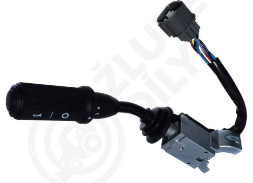 Páka řazení převodovky powershift, černá, 11 pin pro JCB